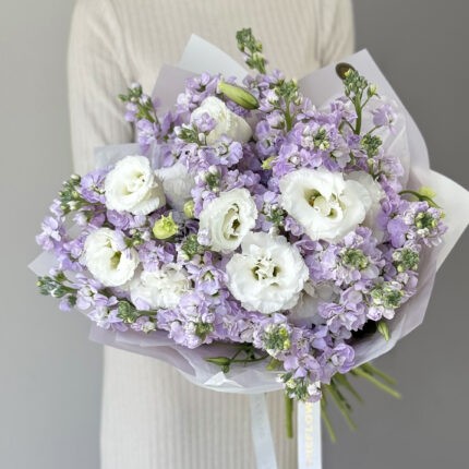 Purple Mist flower bouquet
