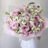 Rose Quartz flower bouquet