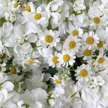Letter flower bouquet