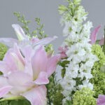 Lyrical Beauty flower arrangement in a vase