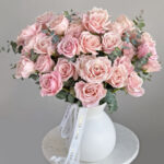Soft Blush & Vase