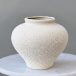 Ivory Vase 7 1/2 in