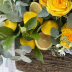 Lemonbird flower basket