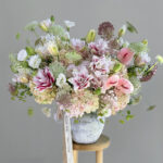 Antique Veil & Vase