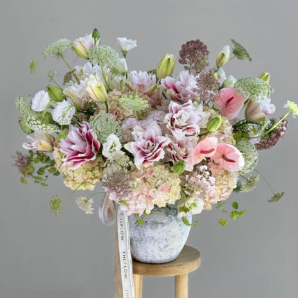 Antique Veil & Vase