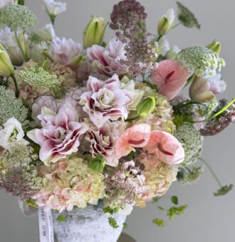 Antique Veil & Vase
