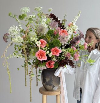 Castle in Bloom & Vase