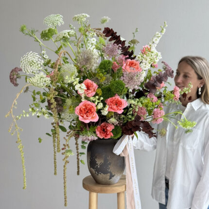 Castle in Bloom & Vase