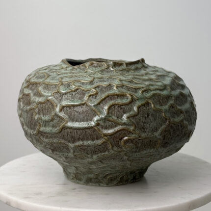 Sage Sculptural Vase 7 1/2 in
