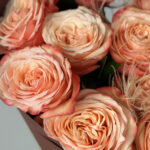 Golden Chestnut rose bouquet