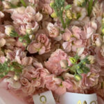 Light Peach Lace flower bouquet