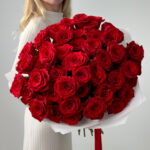 50 Scarlet Roses