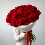 50 Scarlet Roses