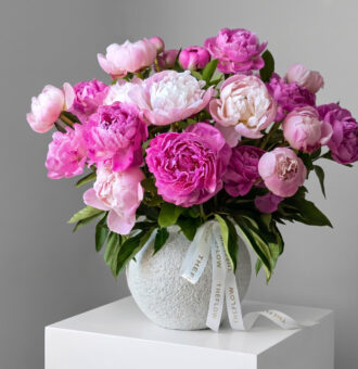 Peony Love & Vase