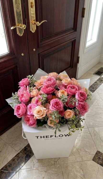 Flowers from the THEFLOW Beverly Hills studio